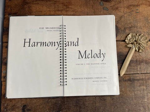Harmony and Melody